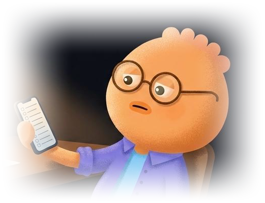 This is a trivial single-line text task, not a code change requiring exploration or planning. Slumped in his chair under one