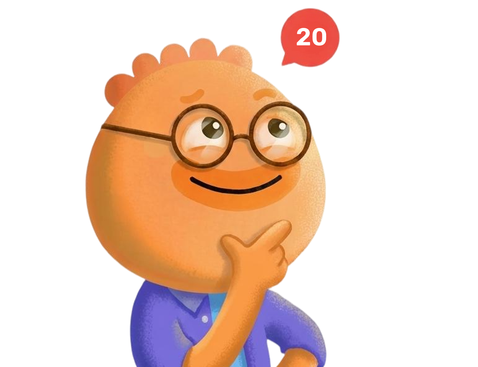 Habi mascot walking forward away from a dark shadow illustrating ADHD paralysis