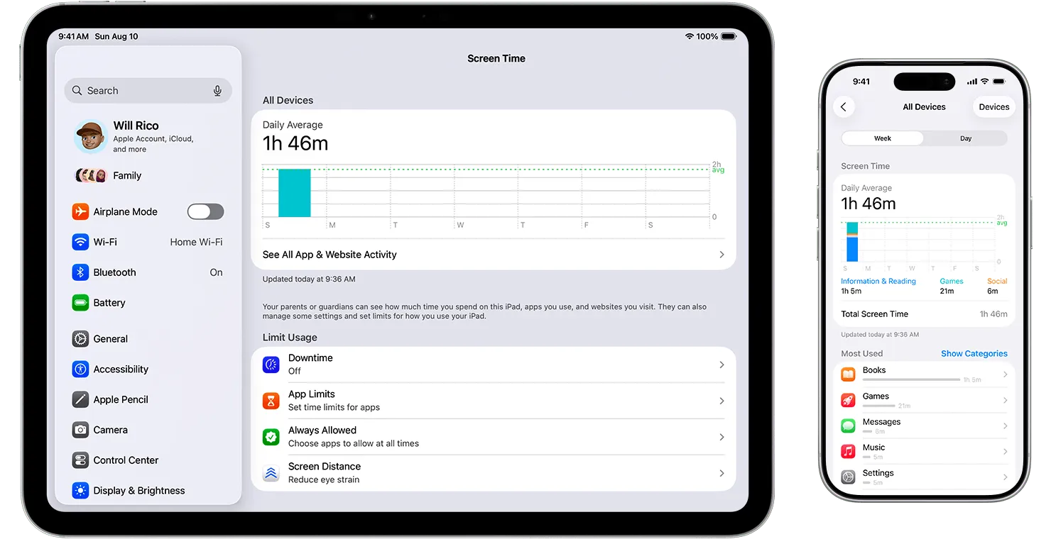 Apple Screen Time app limit configuration screen