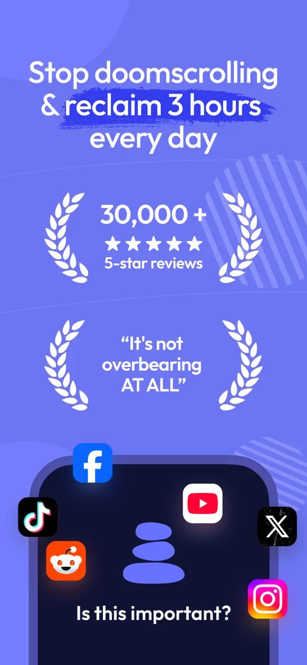 ScreenZen app delay screen before opening social media