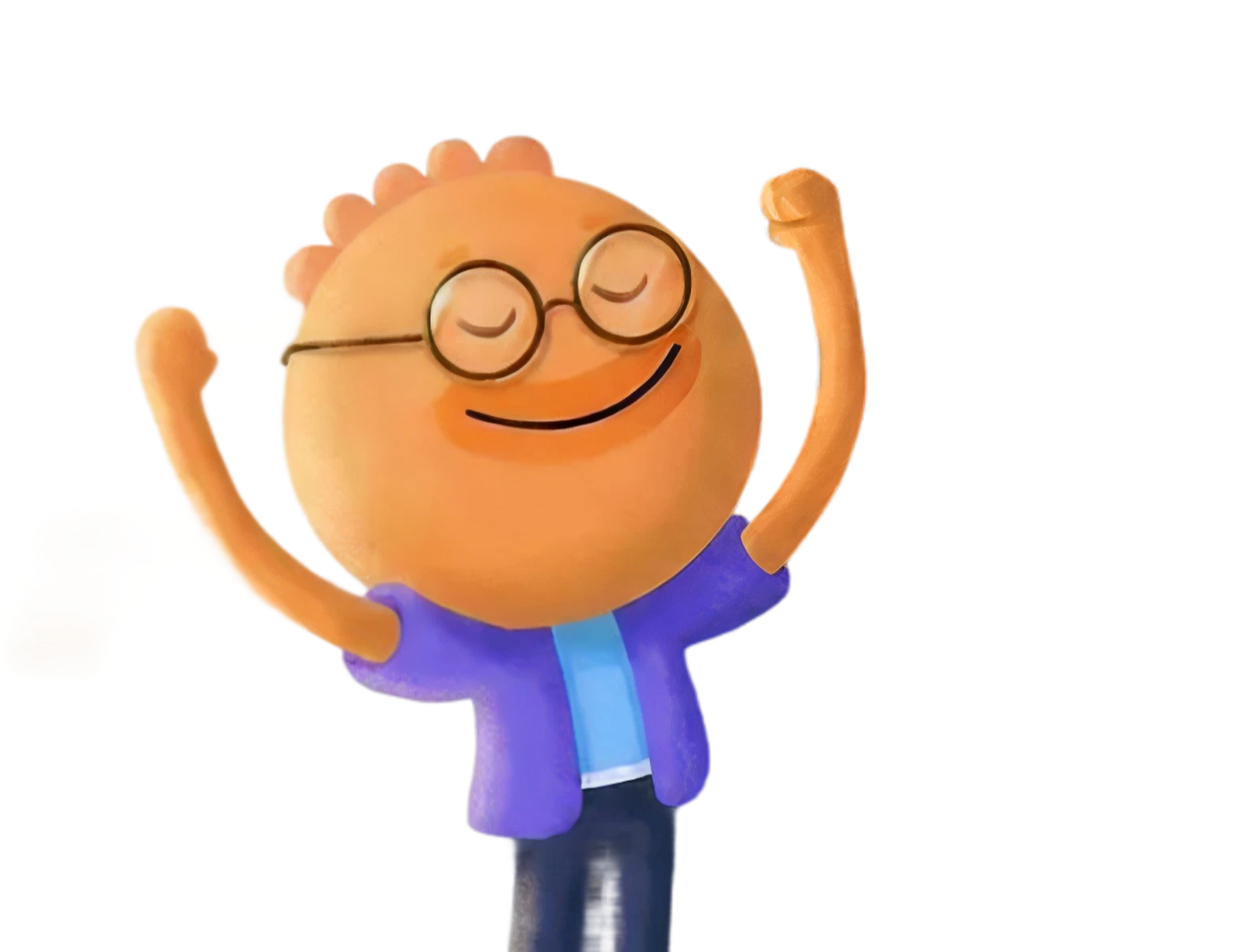 Habi mascot stepping outside at night leaving a phone behind to break bad habits