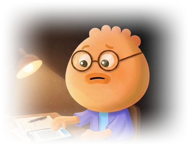 Habi mascot at a lamp-lit desk holding a finger over send, delaying a text during a rejection sensitive dysphoria wave