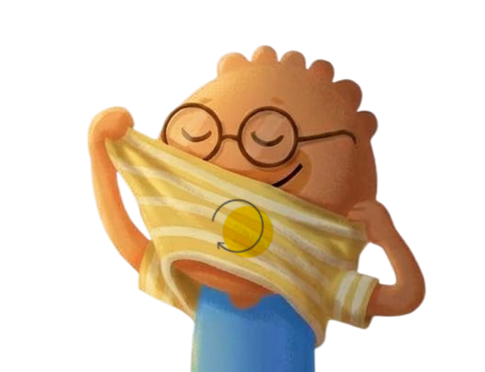 Habi mascot putting on a t-shirt with the Routinery logo representing Routinery alternatives