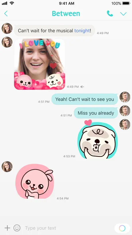 Between relationship memory timeline and scrapbook