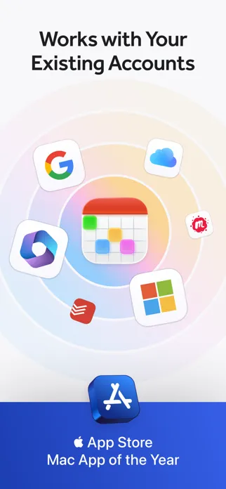 Fantastical planner app Calendar Sets switching