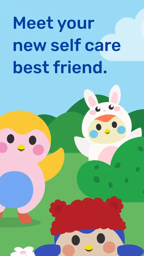 Finch self-care app virtual pet bird companion