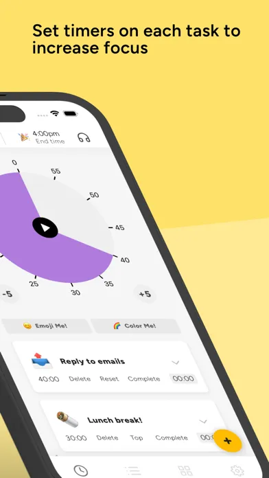 Llama Life app soundscapes playing during a focus session