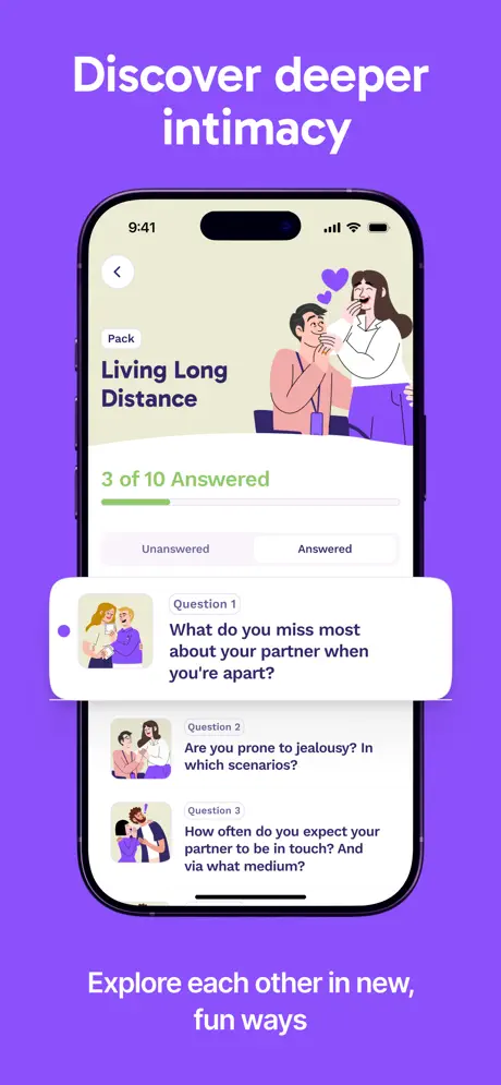 Paired relationship milestone and streak tracking