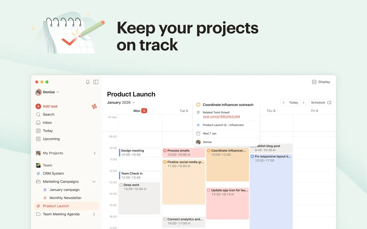 Todoist app Ramble voice capture turning speech into tasks