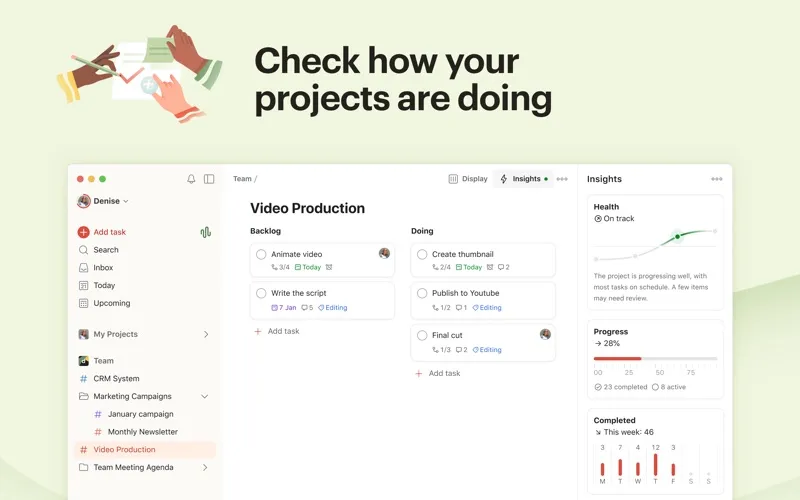 Todoist Ramble voice-to-task feature converting speech to structured tasks