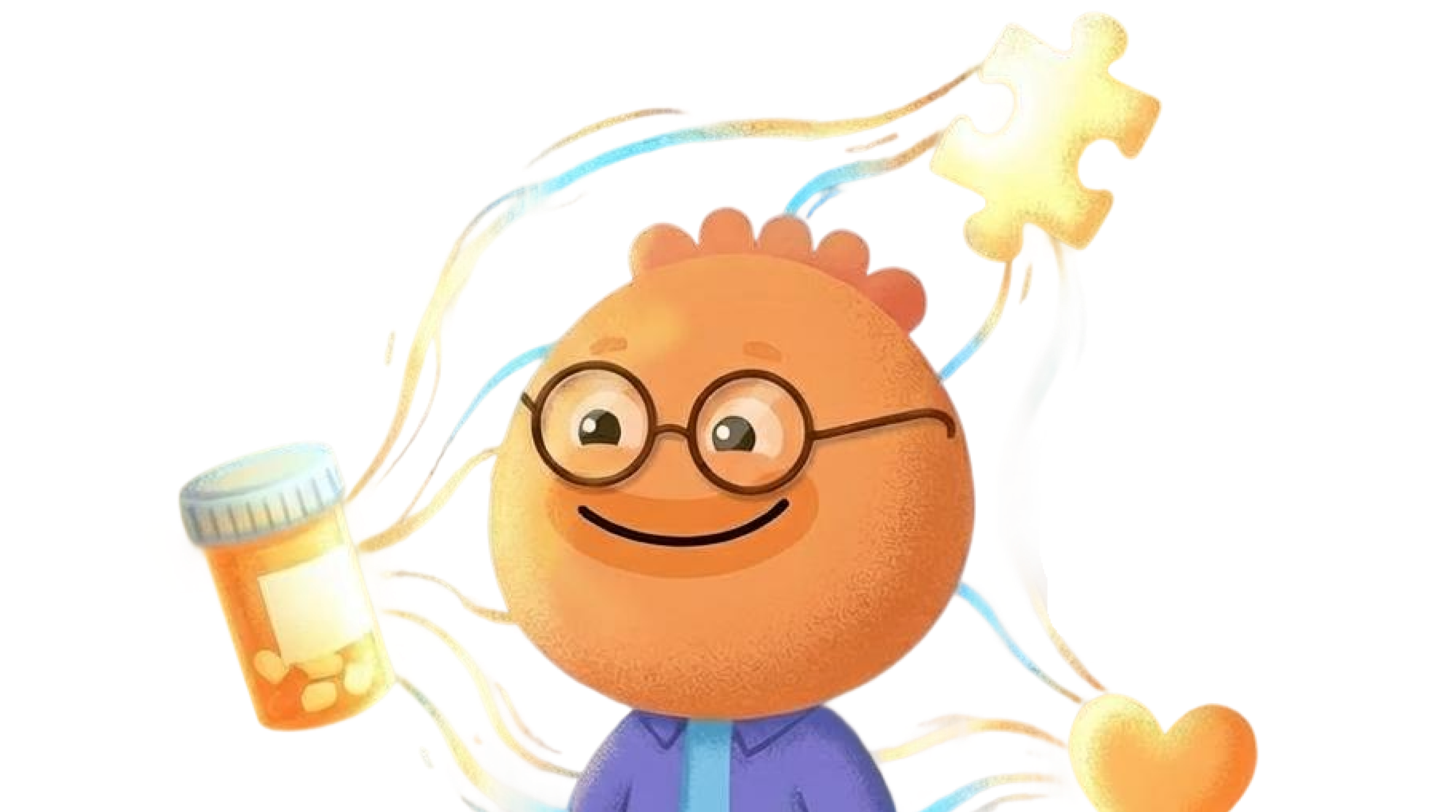 SMART goals framework illustrated with Habi mascot connecting puzzle pieces for goal setting
